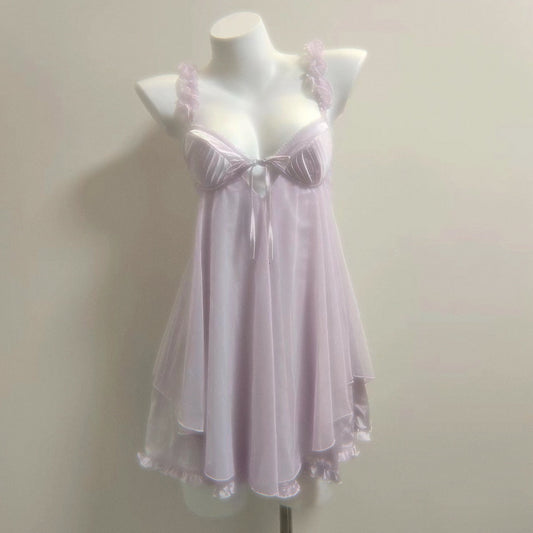 Arabella Double Mesh Vintage Slip Dress