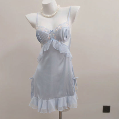 Robe Vintage à volants en dentelle Evelyn