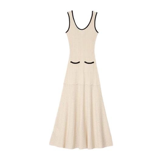Lily - Robe longue en tricot