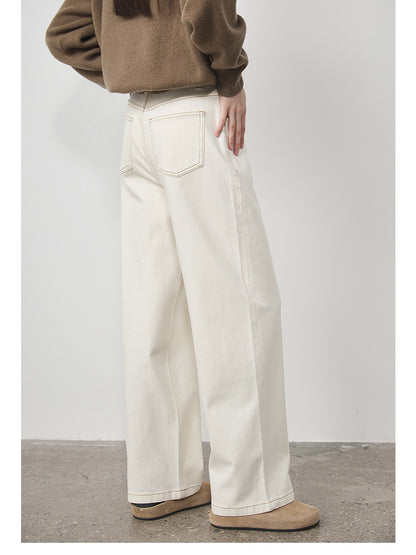 Miranda Wide-Leg Cotton Jeans