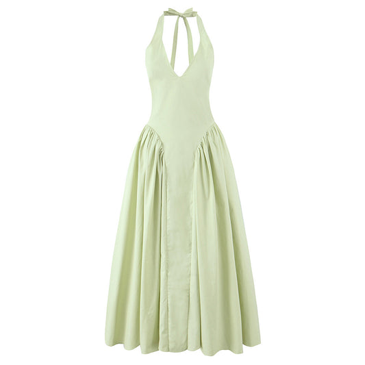 Shannon tief ausgeschnittenes Neckholder-Kleid