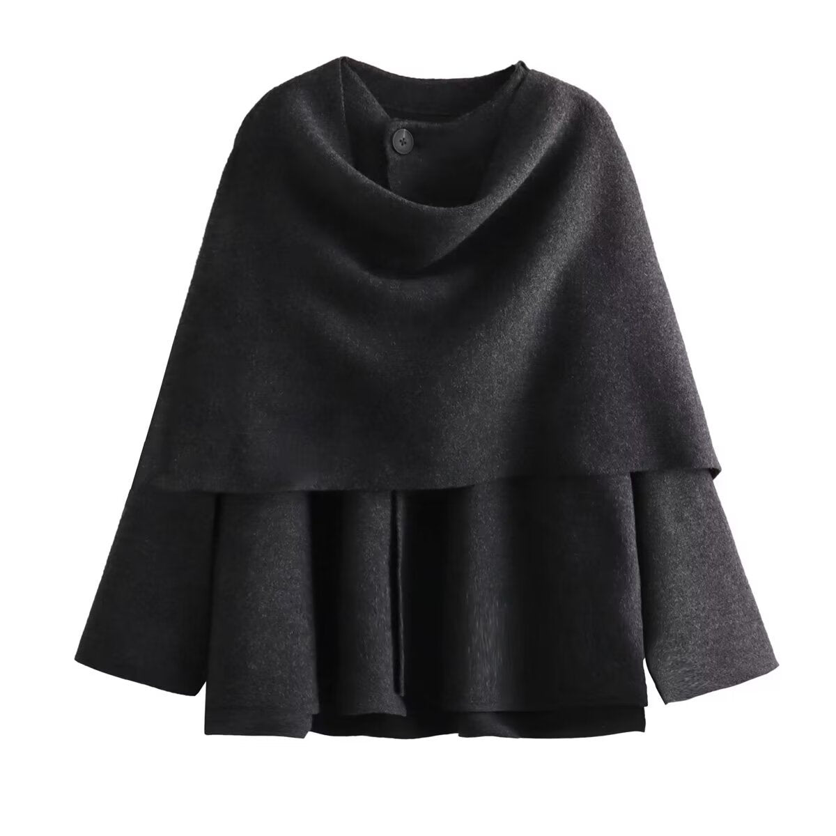 Kimberly Womens Short Cape Coat