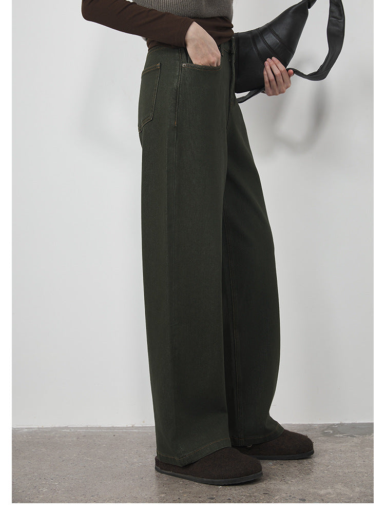 Miranda Wide-Leg Cotton Jeans