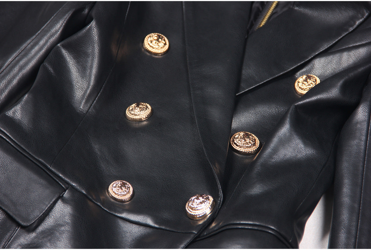 Joan Leather Jacket Dress