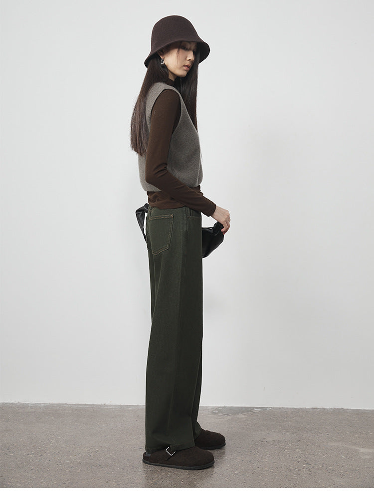 Miranda Wide-Leg Cotton Jeans