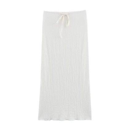 Jeanette V-Neck Top & Maxi Skirt Set