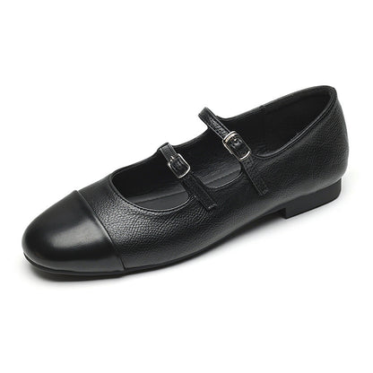 Chelly Double-Strap Mary Janes
