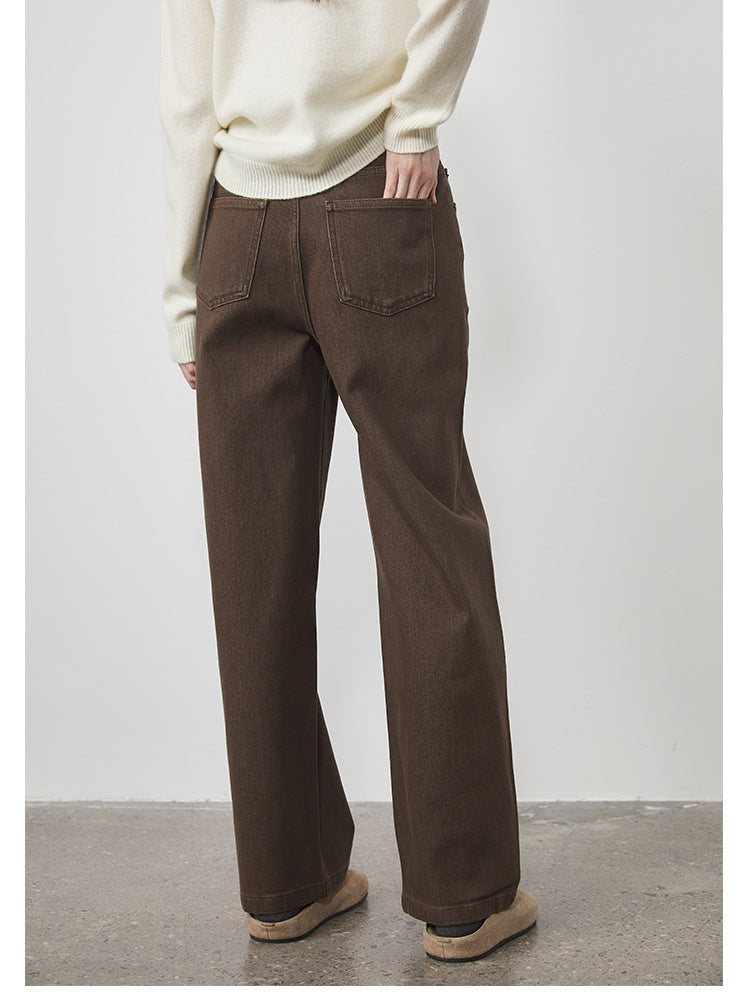 Miranda Wide-Leg Cotton Jeans