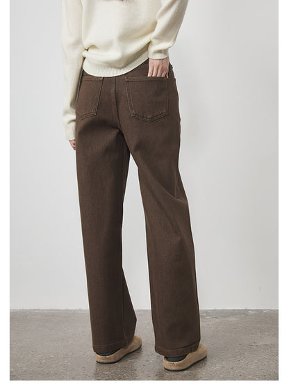 Miranda Wide-Leg Cotton Jeans