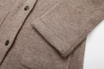 Martha Schal & Strickpullover Mantel