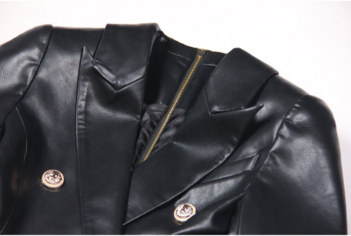 Joan Leather Jacket Dress