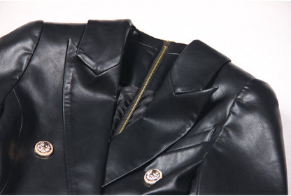 Joan Leather Jacket Dress