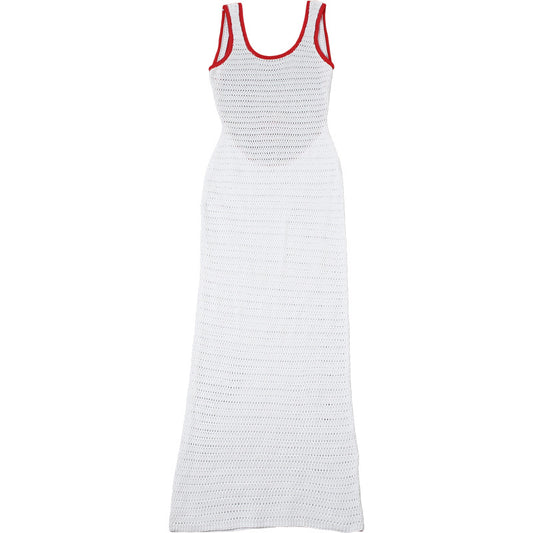 Kenya - Robe longue en crochet dos nu
