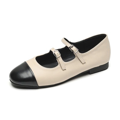 Chelly Double-Strap Mary Janes