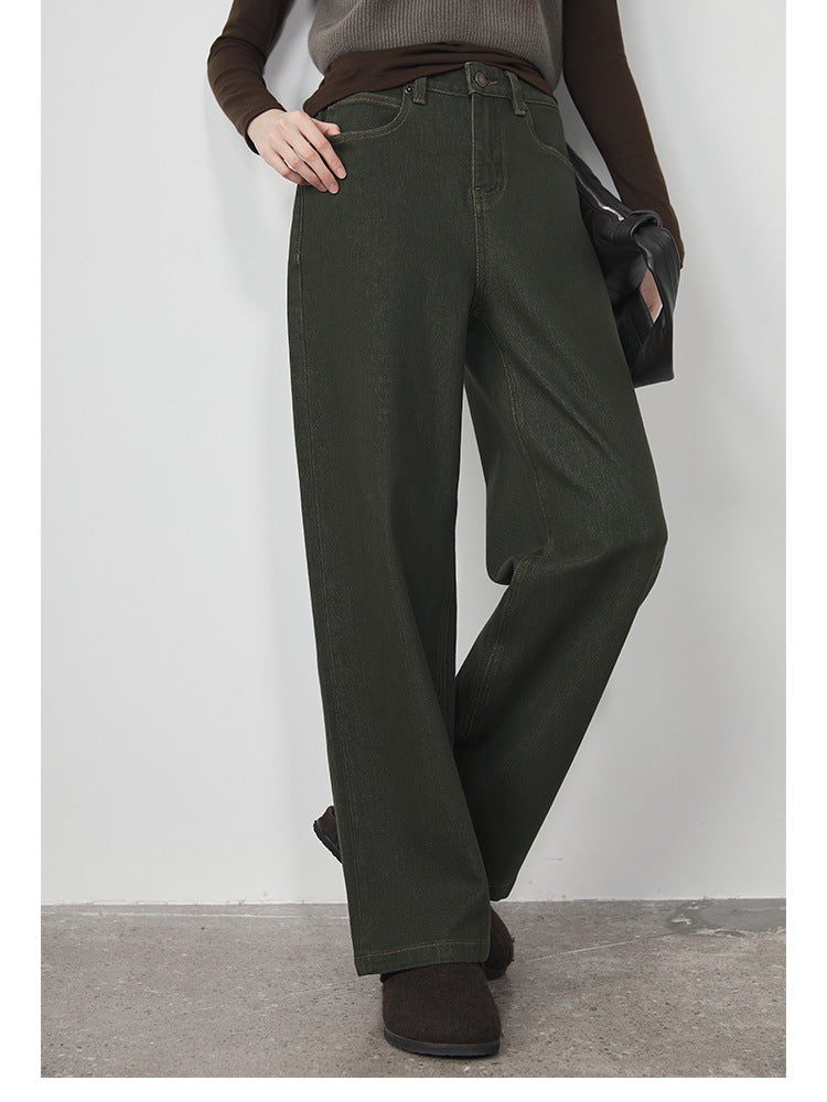 Miranda Wide-Leg Cotton Jeans