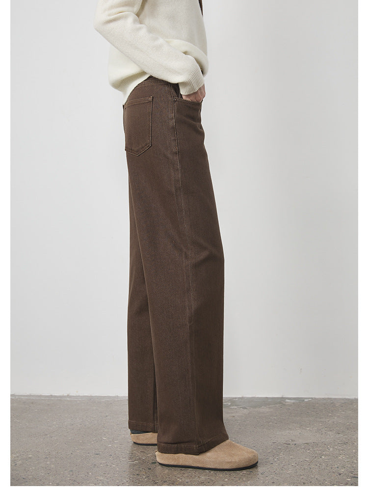 Miranda Wide-Leg Cotton Jeans