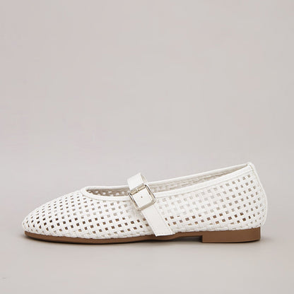 Gianna Woven Pattern Flats