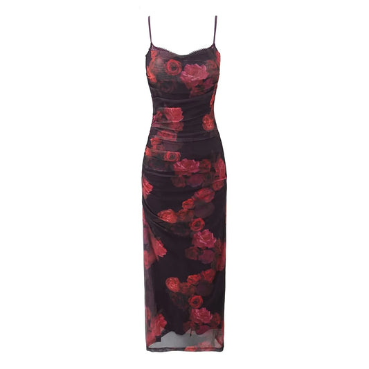 Reese - Robe en maille florale