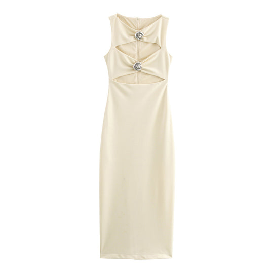 Joni Seashell Cut Out Maxi Dress