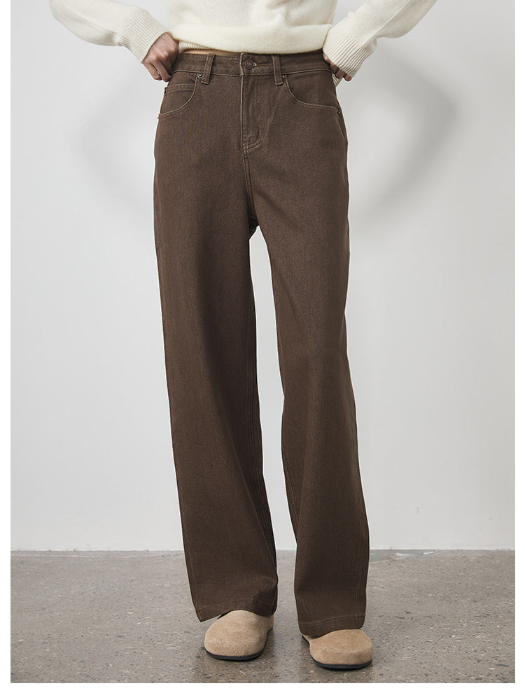 Miranda Wide-Leg Cotton Jeans