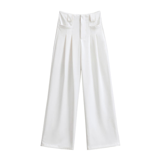 Pam Weite Plissee-Hose