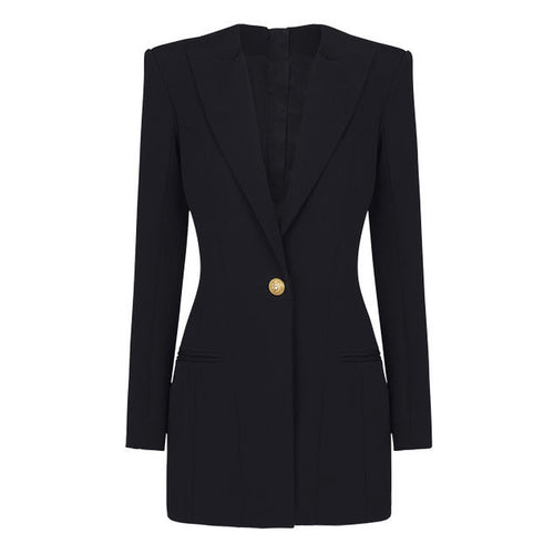 Charlotte Blazerkleid mit spitzem Revers