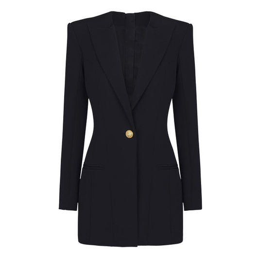 Charlotte Blazerkleid mit spitzem Revers