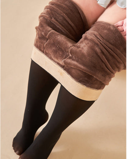 Sheer Fleece Lined Tights