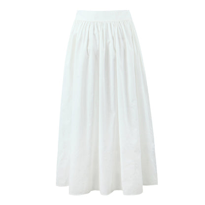Shari Flowy High-waist Midi Skirt