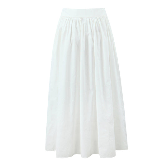 Shari Flowy High-waist Midi Skirt