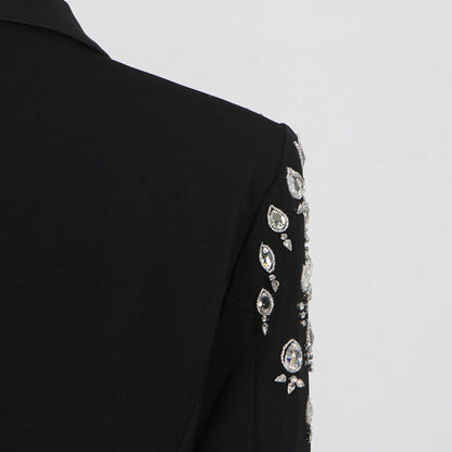 Merle Kristallverziertes Blazerkleid