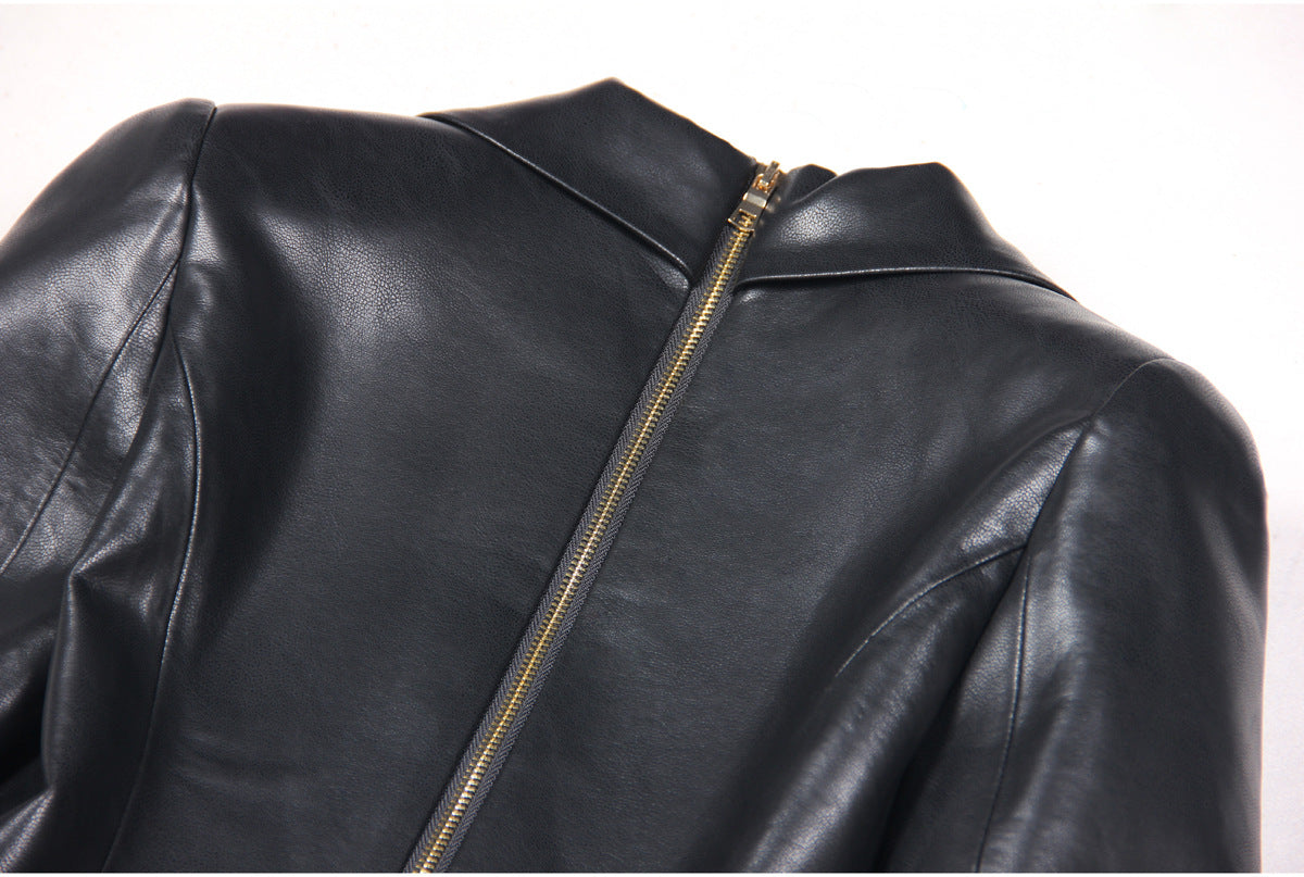 Joan Leather Jacket Dress