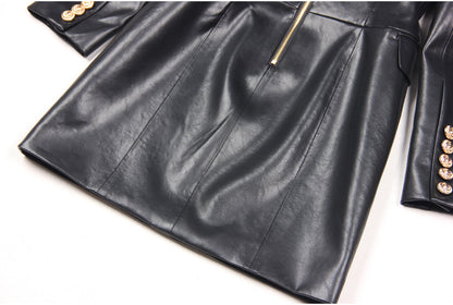 Joan Leather Jacket Dress