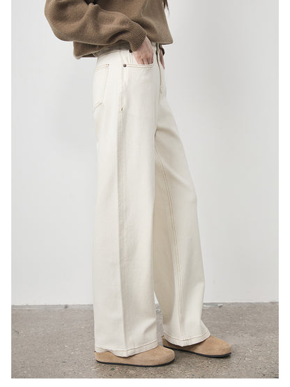 Miranda Wide-Leg Cotton Jeans