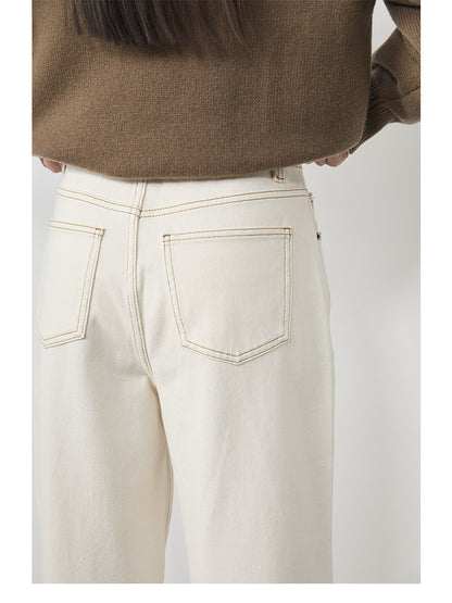 Miranda Wide-Leg Cotton Jeans