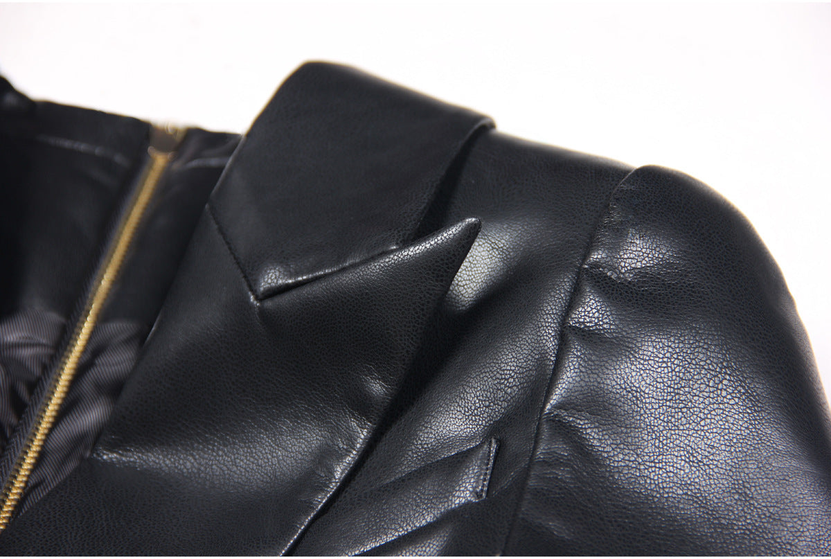 Joan Leather Jacket Dress