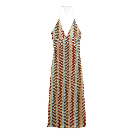 Robe longue en crochet Jenay
