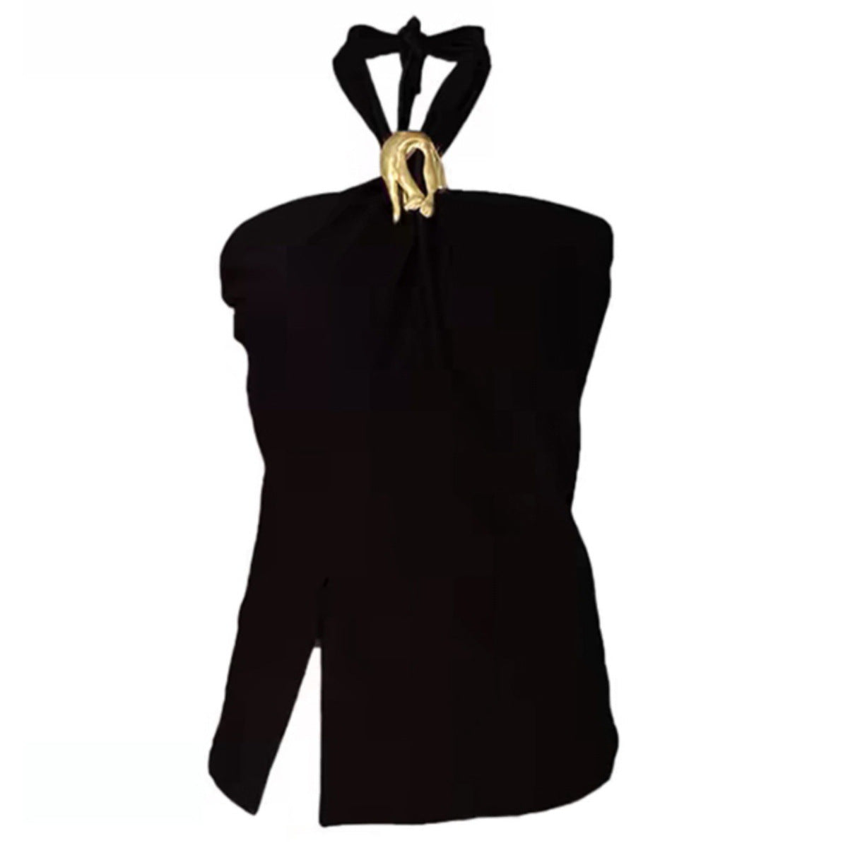 Reid Gold Accent Halter Top