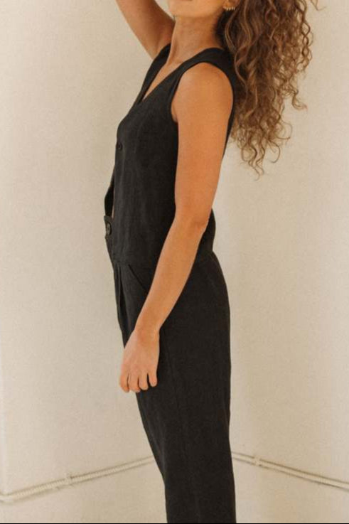 Gilet en lin boutonné Fiorella