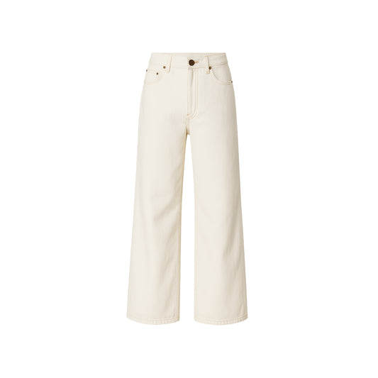 Miranda Wide-Leg Cotton Jeans