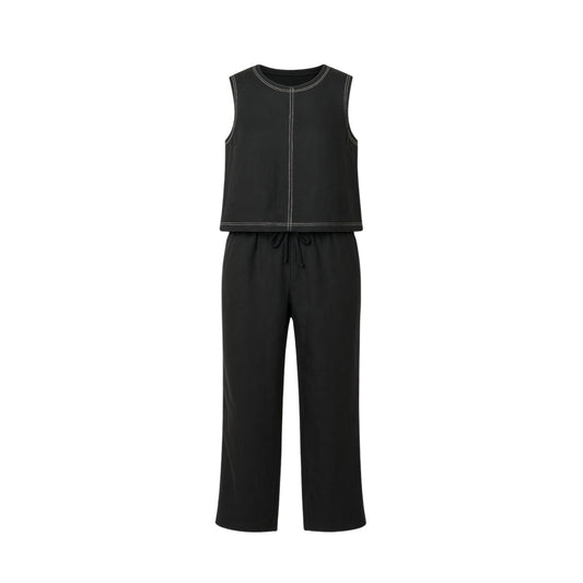 Skyla Split-Back Linen Set