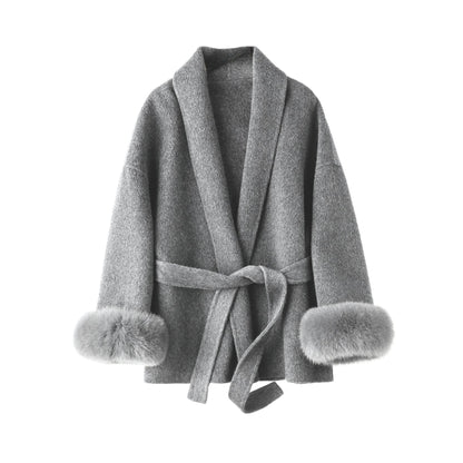 Nadine Wool Belted Coat