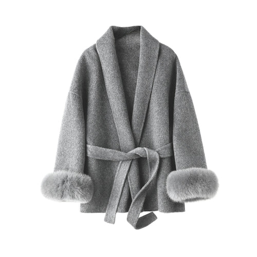 Nadine Wool Belted Coat