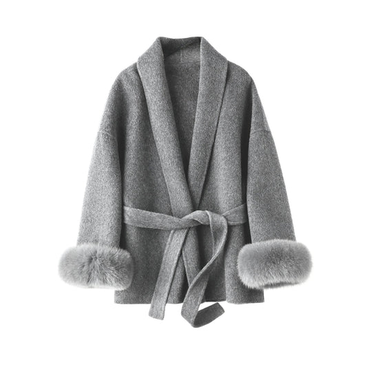 Nadine Wool Belted Coat