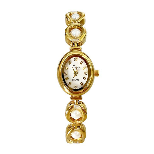 Timeless vintage pearl watch