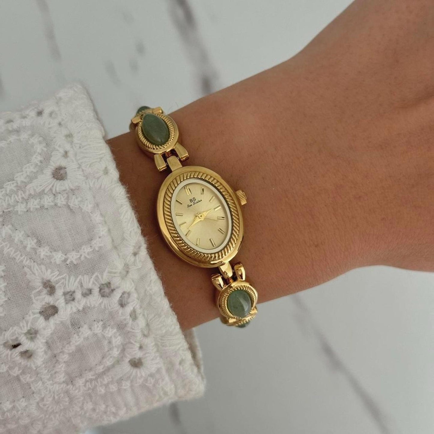 Gilded Eternity dainty vintage watch