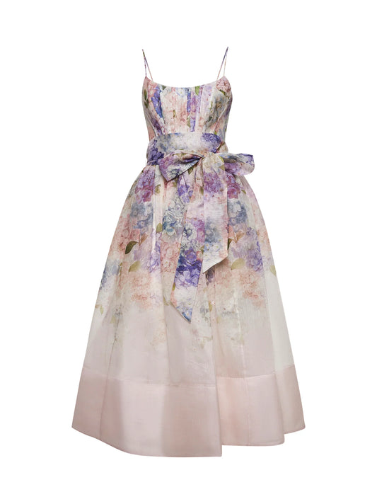 Lilia Corset Midi Dress