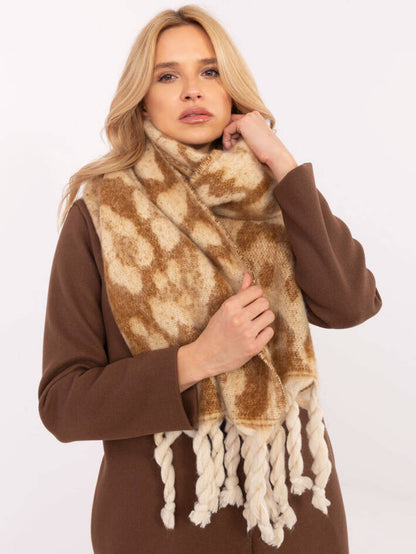 Rhea Leopard Print Scarf